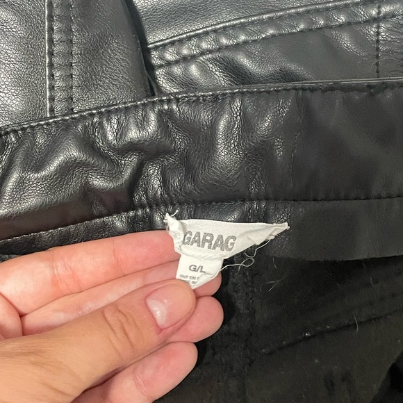 Faux Leather Straight Leg Pants - Picture 3 of 3